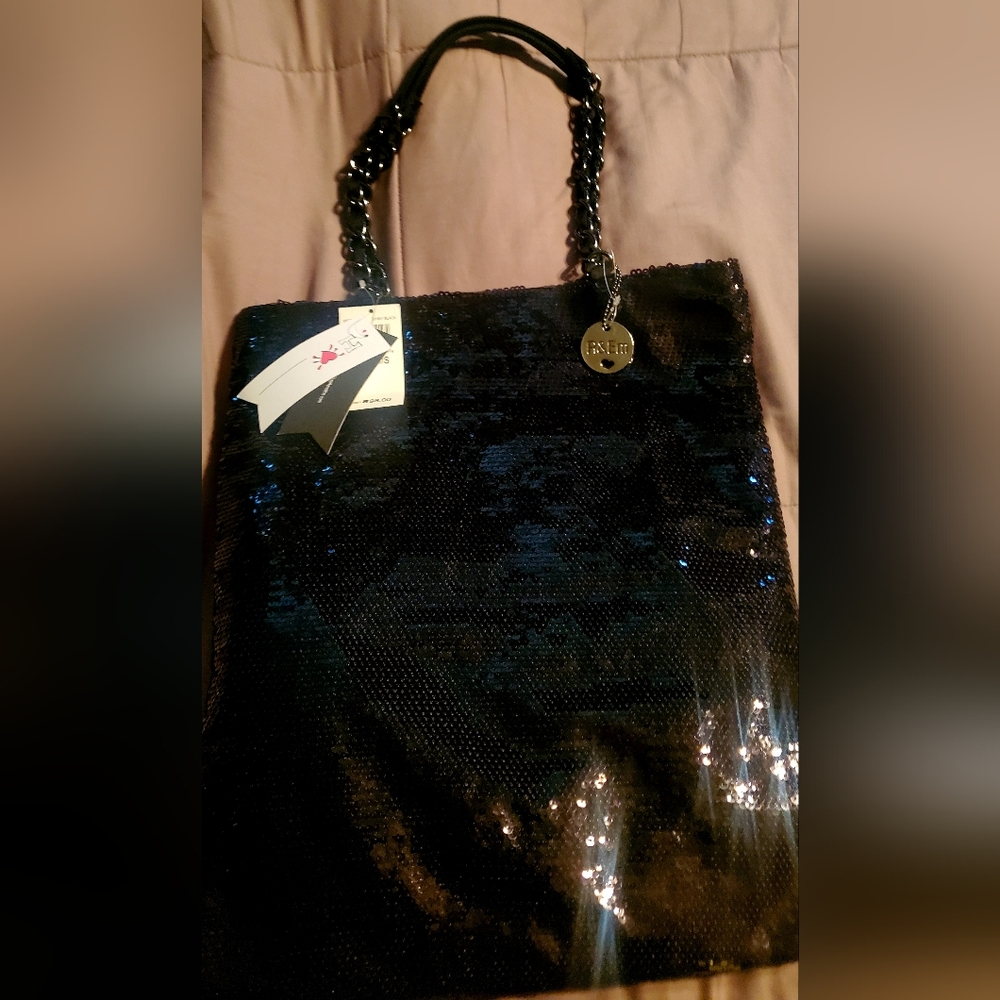 NWT R&M (Rebecca Minkoff) black sequin bag
